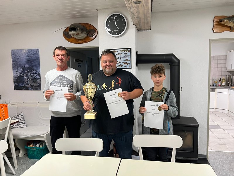 Sieger beim Gemeinschaftsfischen